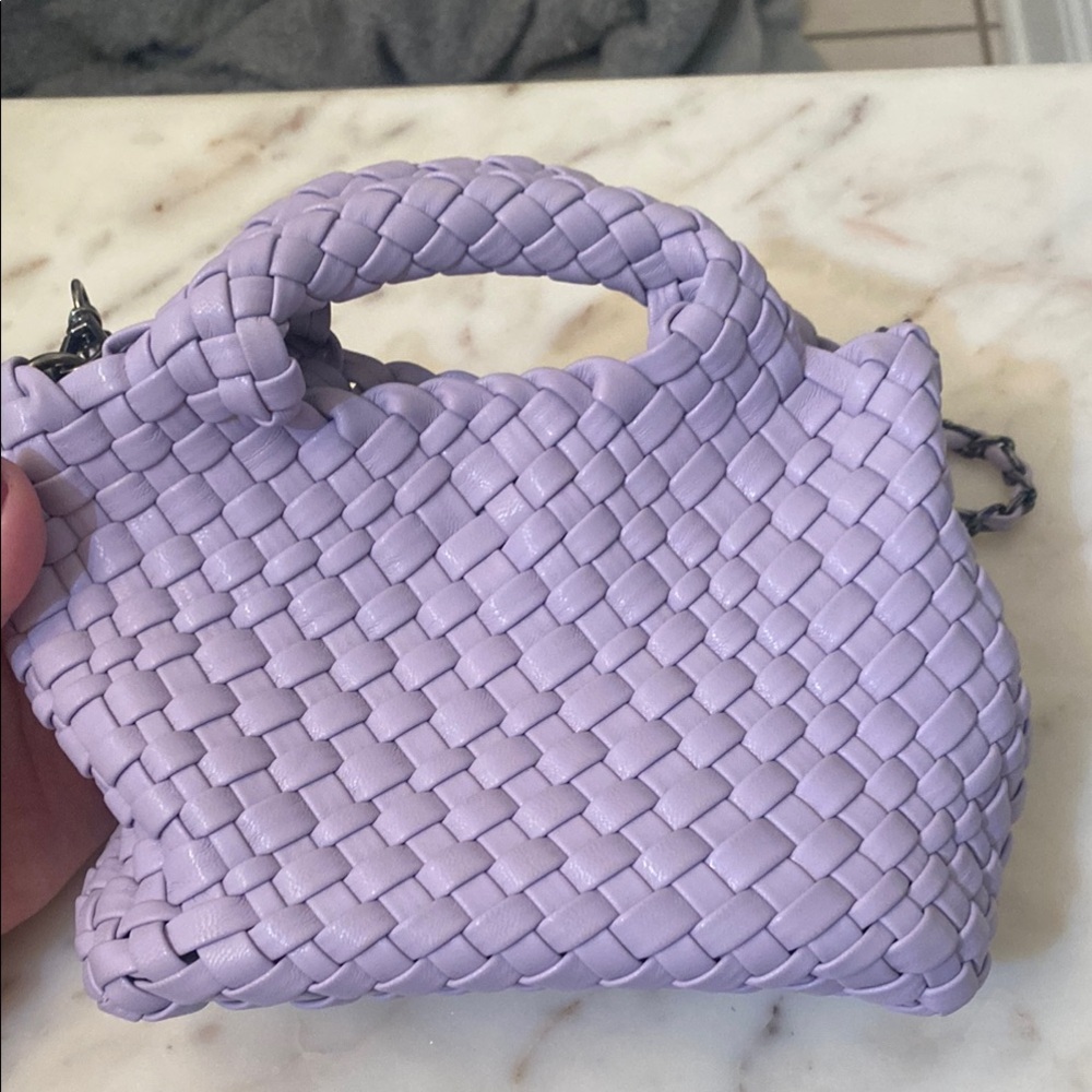 Lavender Woven Handbag - Picture 3 of 6